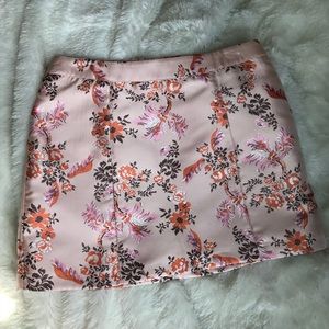Floral patterned skirt
